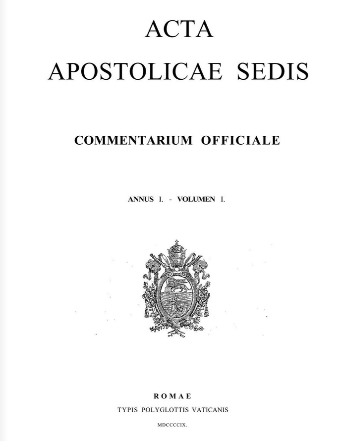 17 grudnia 1909 List „Delectavit Nos“ Piusa X
